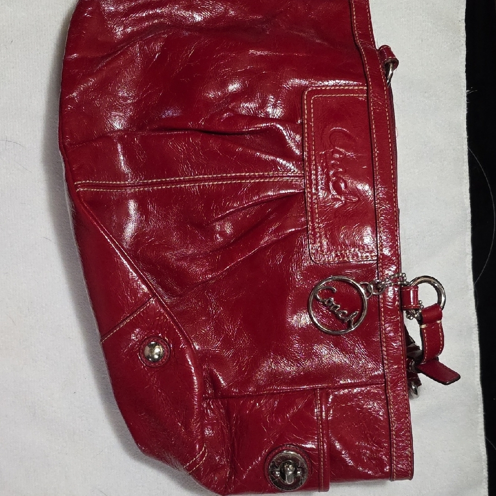 COACH Red Leather Purse